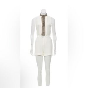 Haute Hippie classy, unique, beaded- embellished romper